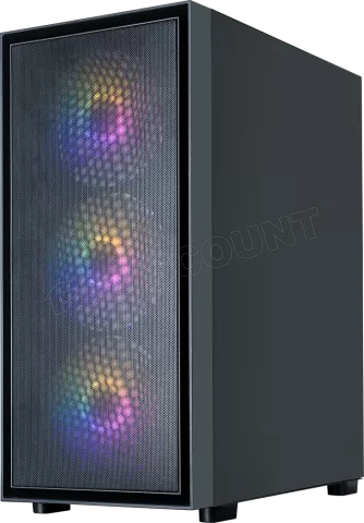 Photo de Boitier Moyen Tour ATX Zalman S6 RGB avec panneau vitré (Noir)