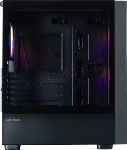 Photo de Boitier Moyen Tour ATX Zalman S6 RGB avec panneau vitré (Noir)
