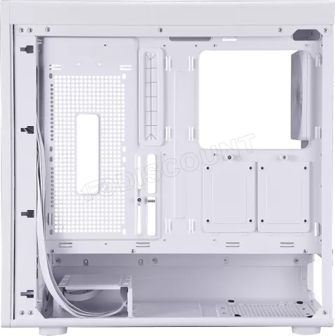 Photo de Boitier Moyen Tour E-ATX 1stPlayer AU8 RGB avec panneau vitré (Blanc)