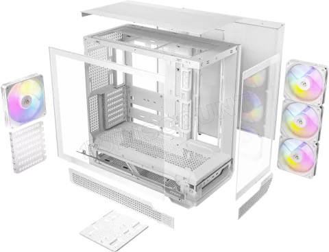 Photo de Boitier Moyen Tour E-ATX Antec Constellation C7 RGB avec panneaux vitrés (Blanc)
