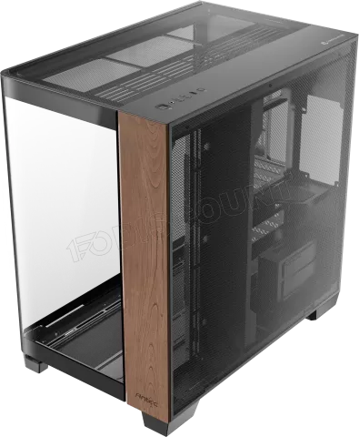 Photo de Boitier Moyen Tour E-ATX Antec Constellation C8 Curve Wood avec panneaux vitrés (Noir)