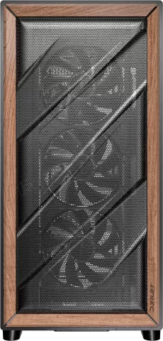 Photo de Boitier Moyen Tour E-ATX Antec Flux avec panneau vitré (Noir/Marron)
