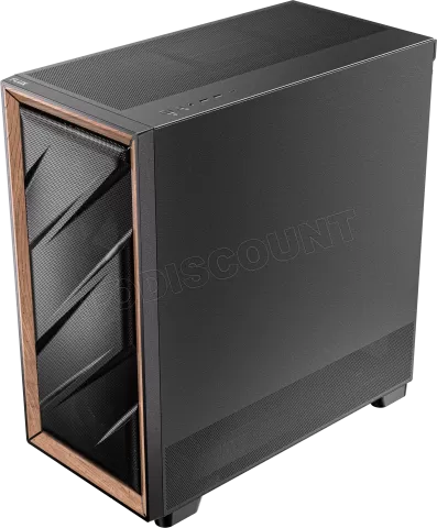 Photo de Boitier Moyen Tour E-ATX Antec Flux avec panneau vitré (Noir/Marron)