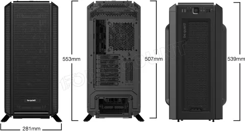 Photo de Boitier Moyen Tour E-ATX be quiet! Silent Base 802 (Noir)