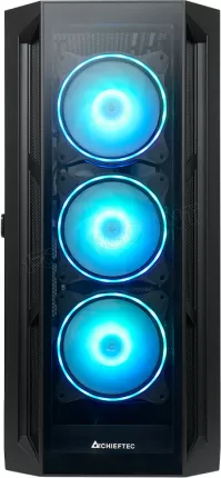 Photo de Boitier Moyen Tour E-ATX Chieftec Apex RGB avec panneaux vitrés (Noir)