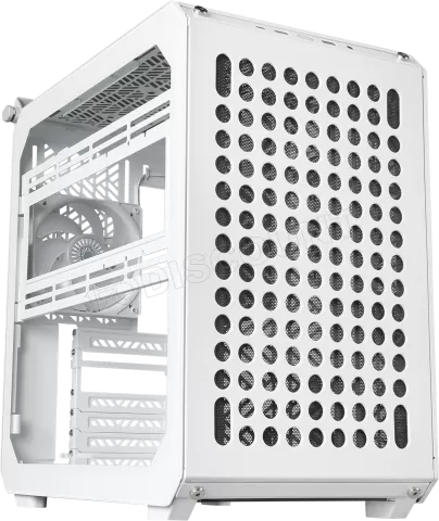 Photo de Boitier Moyen Tour E-ATX Cooler Master Qube 500 Flatpack avec panneau vitré (Blanc)