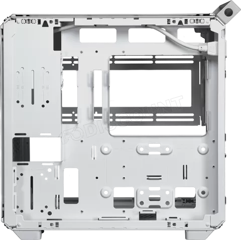 Photo de Boitier Moyen Tour E-ATX Cooler Master Qube 500 Flatpack avec panneau vitré (Blanc)