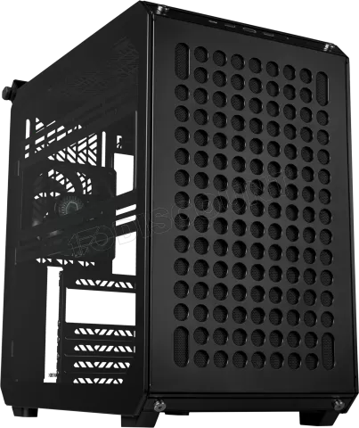 Photo de Boitier Moyen Tour E-ATX Cooler Master Qube 500 Flatpack avec panneau vitré (Noir)