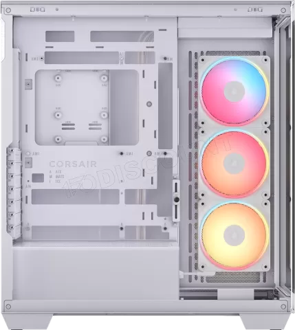 Photo de Boitier Moyen Tour E-ATX Corsair 3500X LX-R iCue Link RGB avec panneaux vitrés (Blanc)