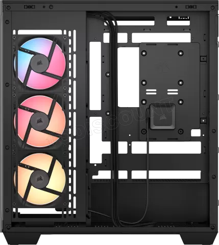 Photo de Boitier Moyen Tour E-ATX Corsair 3500X LX-R iCue Link RGB avec panneaux vitrés (Noir)