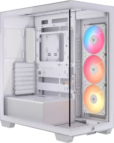 Photo de Boitier Moyen Tour E-ATX Corsair 3500X RS-R RGB avec panneaux vitrés (Blanc)