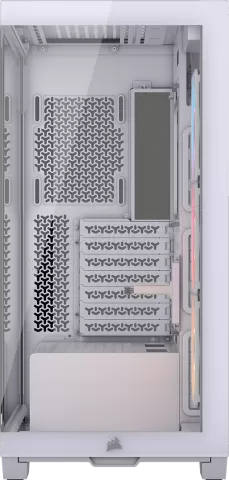 Photo de Boitier Moyen Tour E-ATX Corsair 3500X RS-R RGB avec panneaux vitrés (Blanc)