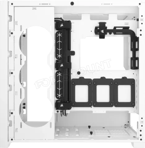 Photo de Boitier Moyen Tour E-ATX Corsair 5000D Core Airflow avec panneau vitré  (Blanc)