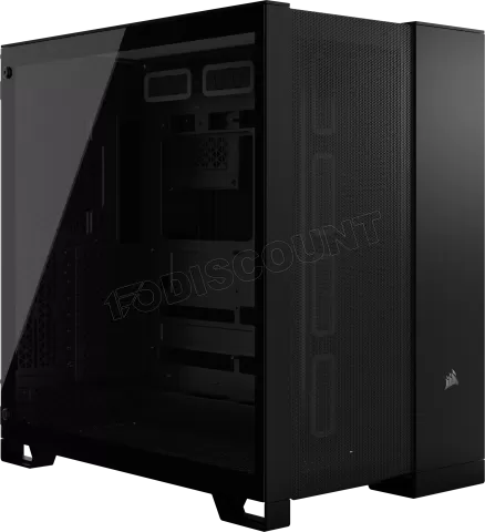 Photo de Boitier Moyen Tour E-ATX Corsair 6500D Airflow RGB avec panneau vitré (Noir)