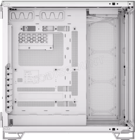 Photo de Boitier Moyen Tour E-ATX Corsair 6500X avec panneaux vitrés (Blanc)