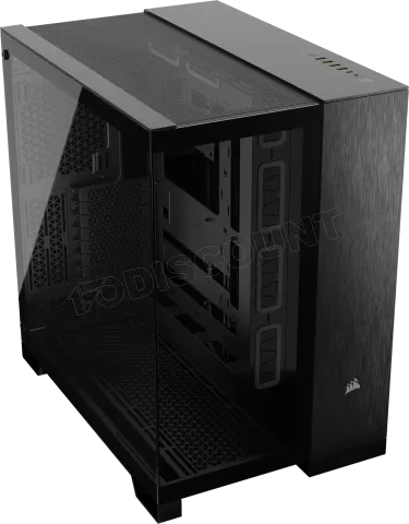 Photo de Boitier Moyen Tour E-ATX Corsair 6500X avec panneaux vitrés (Noir/Gris)