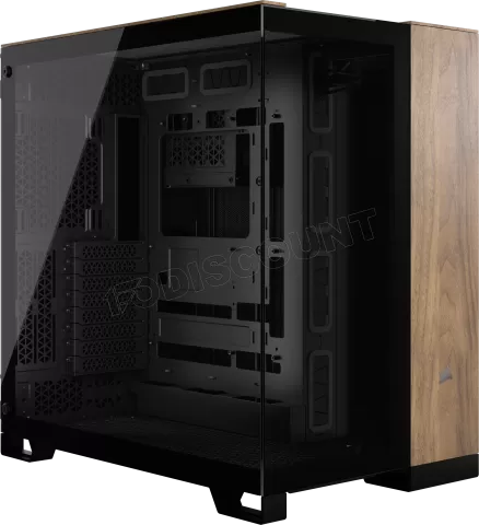 Photo de Boitier Moyen Tour E-ATX Corsair 6500X avec panneaux vitrés (Noir/Marron)
