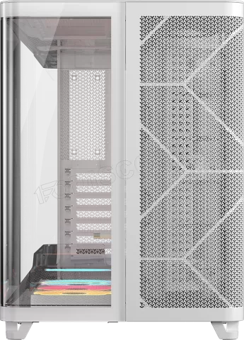 Photo de Boitier Moyen Tour E-ATX Corsair Air 5400 LX-R iCue Link RGB avec panneaux vitrés (Blanc)