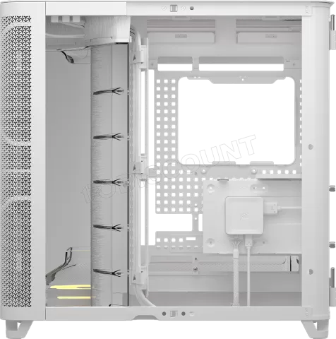 Photo de Boitier Moyen Tour E-ATX Corsair Air 5400 LX-R iCue Link RGB avec panneaux vitrés (Blanc)