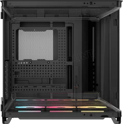 Photo de Boitier Moyen Tour E-ATX Corsair Air 5400 LX-R iCue Link RGB avec panneaux vitrés (Noir)