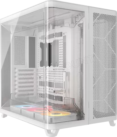Photo de Boitier Moyen Tour E-ATX Corsair Air 5400 RS-R RGB avec panneaux vitrés (Blanc)