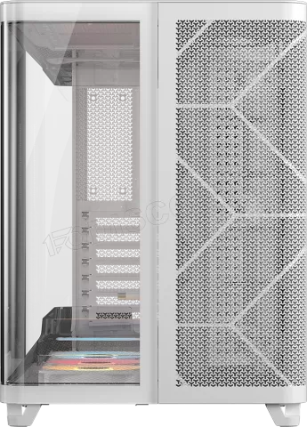 Photo de Boitier Moyen Tour E-ATX Corsair Air 5400 RS-R RGB avec panneaux vitrés (Blanc)