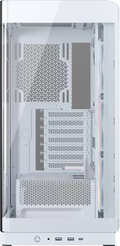 Photo de Boitier Moyen Tour E-ATX Corsair Frame 4500X RS-R Panoramic RGB avec panneaux vitrés (Blanc)