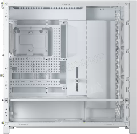 Photo de Boitier Moyen Tour E-ATX Corsair Frame 5000D RS avec panneau vitré (Blanc)