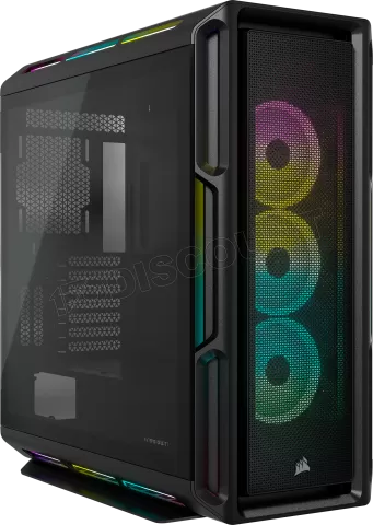 Photo de Boitier Moyen Tour E-ATX Corsair iCue 5000T RGB avec panneaux vitrés (Noir)