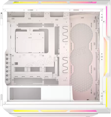 Photo de Boitier Moyen Tour E-ATX Corsair iCue Link 5000T LX RGB avec panneau vitré (Blanc)