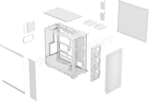 Photo de Boitier Moyen Tour E-ATX Fractal Design Epoch XL avec panneau vitré (Blanc)