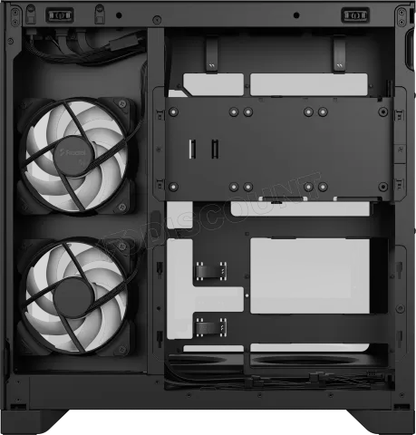 Photo de Boitier Moyen Tour E-ATX Fractal Design Pop 2 Vision RGB avec panneaux vitrés (Noir)