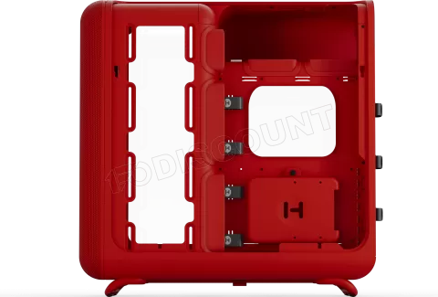 Photo de Boitier Moyen Tour E-ATX Hyte X50 avec panneaux vitrés (Rouge)