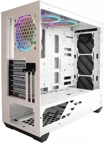 Photo de Boitier Moyen Tour E-ATX InWin 216 RGB avec panneau vitré (Blanc)