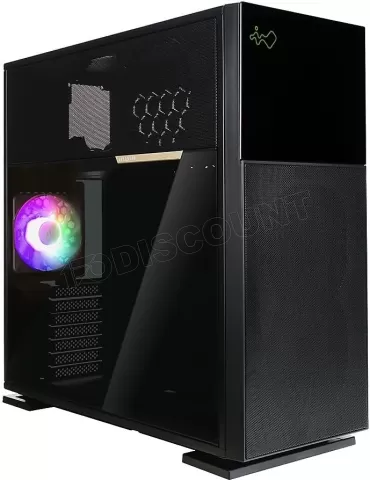 Photo de Boitier Moyen Tour E-ATX InWin 515 RGB avec panneau vitré (Noir)