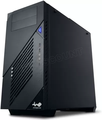 Photo de Boitier Moyen Tour E-ATX InWin C200 avec panneau vitré (Noir)