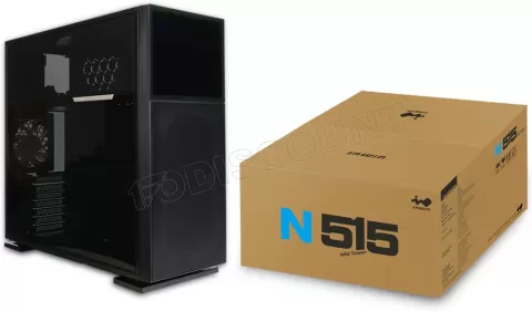 Photo de Boitier Moyen Tour E-ATX InWin N515 Nebula Ultra Cooling Edition RGB avec panneau vitré (Noir)