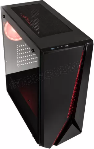 Photo de Boitier Moyen Tour E-ATX Kolink Quantum RGB avec panneau vitré (Noir)