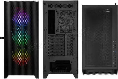 Photo de Boitier Moyen Tour E-ATX Kolink Unity Lateral RGB avec panneau vitré (Noir)