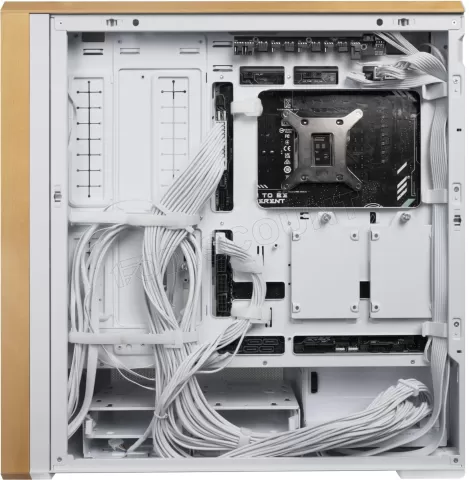 Photo de Boitier Moyen Tour E-ATX Lian-Li Lancool 217 avec panneau vitré (Blanc/Marron)
