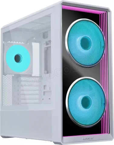 Photo de Boitier Moyen Tour E-ATX Lian-Li Lancool 217 Infinity avec panneau vitré (Blanc)