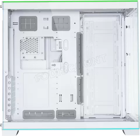 Photo de Boitier Moyen Tour E-ATX Lian-Li O11 Dynamic Evo RGB avec panneaux vitrés (Blanc)