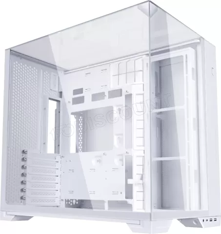 Photo de Boitier Moyen Tour E-ATX Lian-Li O11 Vision Compact avec panneaux vitrés (Blanc)