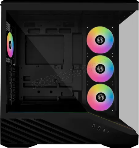 Photo de Boitier Moyen Tour E-ATX Lian Li Vector V100 RGB avec panneaux vitrés (Noir)