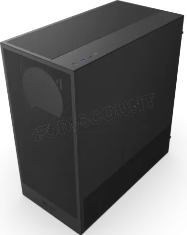 Photo de Boitier Moyen Tour E-ATX NZXT H5 Flow avec panneau vitré (Noir)