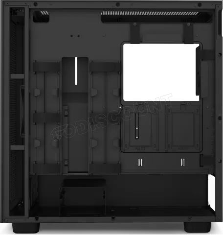 Photo de Boitier Moyen Tour E-ATX NZXT H7 Flow avec panneau vitré (Noir)