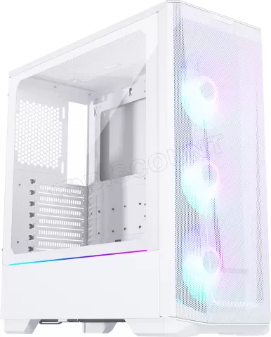 Photo de Boitier Moyen Tour E-ATX Phanteks Eclipse G370A RGB avec panneau vitré (Blanc)