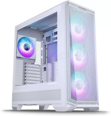 Photo de Boitier Moyen Tour E-ATX Phanteks Eclipse G400A RGB avec panneau vitré (Blanc)
