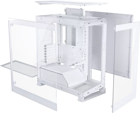 Photo de Boitier Moyen Tour E-ATX Phanteks NV5 RGB avec panneaux vitrés (Blanc)