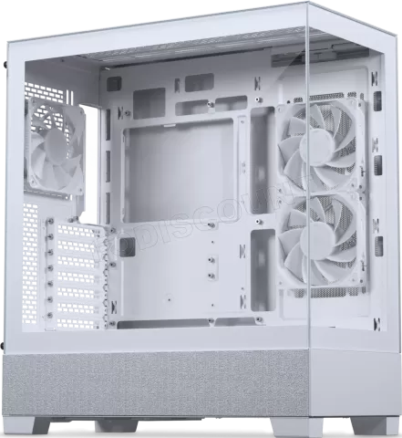 Photo de Boitier Moyen Tour E-ATX Phanteks XT View Matrix RGB avec panneaux vitrés (Blanc)